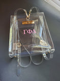 Gamma Phi Delta Clear Backpack