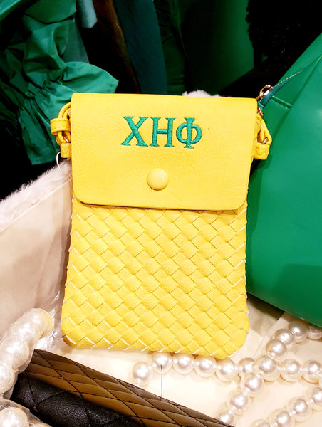 Chi Eta Phi Yellow Messenger Bag