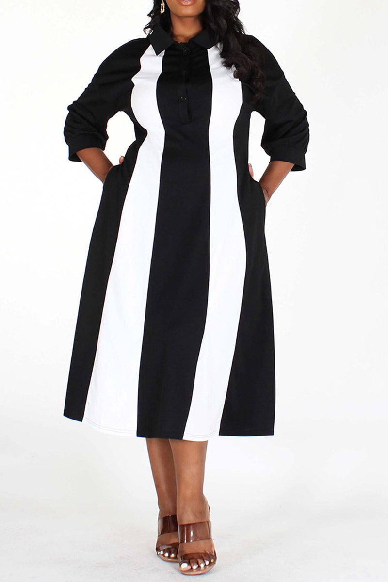 Black White Striped Dress – GGBboutique Black White Striped Dress – GGBboutique