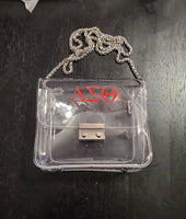 Delta Sigma Theta Clear Crossbody