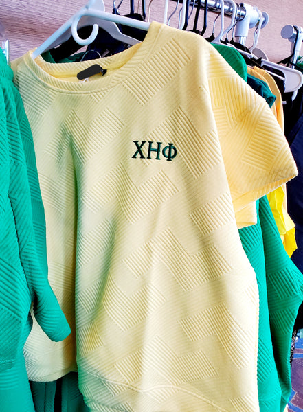 Chi Eta Phi Yellow Top