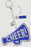 Bling Cheer Megaphone Keychain