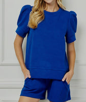 Sincerity Blue Short Set