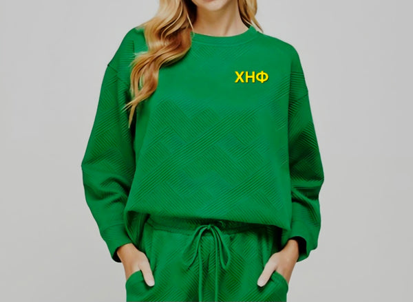 Chi Eta Phi Green Jog Set