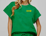 Chi Eta Phi Green Short Set