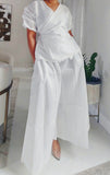 Classy White Pant Set