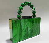 Green Envy Clutch Handbag