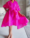 Hot Pink Tunic Dress