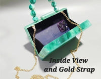 Green Envy Clutch Handbag