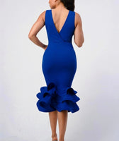 Blue Ruffles Dress