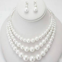 Royalty Pearl Necklace Set