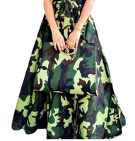 Camo Maxi Skirt