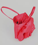 Green Blossom Satin Bag
