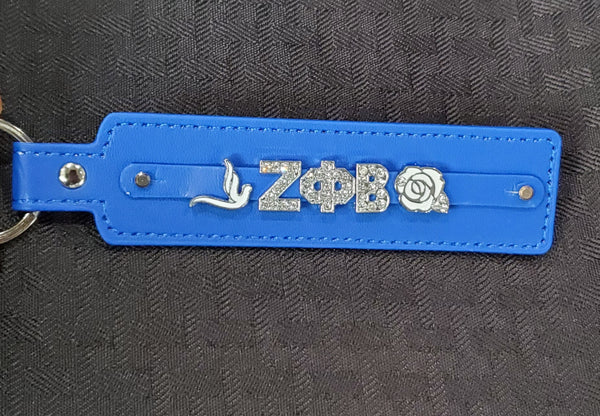 Zeta Phi Beta Keychain/Luggage Tag