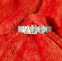 Delta Sigma Theta Silver Bracelet