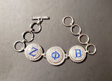 Zeta Phi Beta Toggle Bracelet